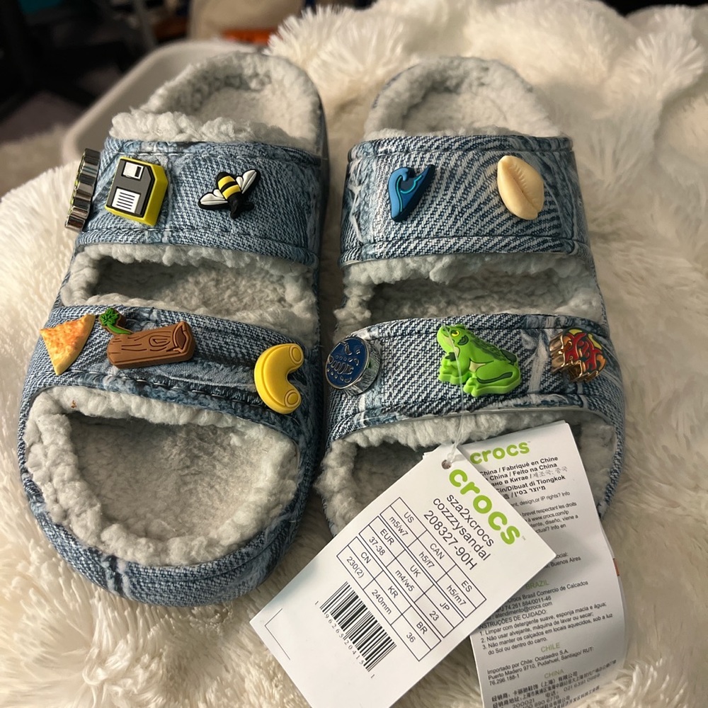 Brand new SZA Crocs men’s 5, women’s 7